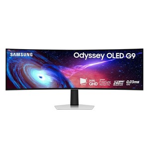 삼성 49인치 오디세이 OLED(G93SC) 시리즈 커브드 게이밍 모니터, QD-OLED, 240Hz, 0.03ms, DQHD, G-Sync 호환, AMD 프리싱크 프리미엄 프로,