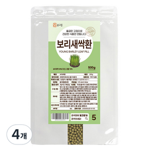윤고집 보리새싹환, 500g, 4개