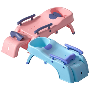 [베이비캠프]접이식 임산부용 샴푸체어/성인용 샴푸체어, 블루, 1개