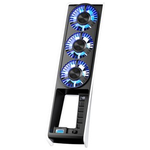 이이네 PS5 Slim용 스마트 온도 제어 냉각팬 발열방지 디스크/디지털 모델 겸용 플스5 슬림 쿨러 쿨링팬, PS5 Slim쿨링팬, 1개
