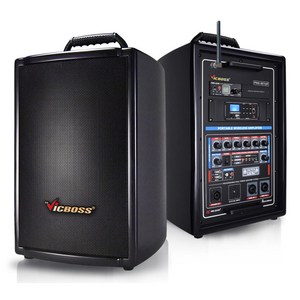 PWA-H851UB 충전이동식앰프 USB 블루투스 스피커 1채널 무선마이크, 헤드마이크