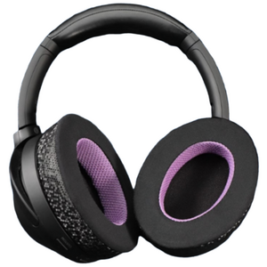 소니 WH 1000XM4 쿠션 이어패드 쿨링 매쉬 가죽, 블랙퍼플 매쉬, 1개
