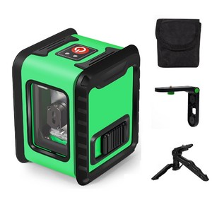 레이저수평기 휴대용 미니수평계 측정기 거치대 삼각대 측량기 전자식 오토, 1개