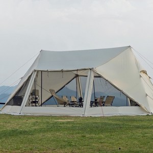 노스피크 Northpeak OCTA SHELL 소이밀크 패밀리 텐트 10~12인용 UV코팅 메쉬 루프쉘터 내수압 4000mm