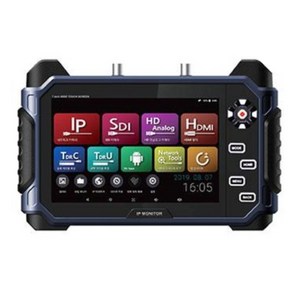 휴대용 IP TVI CVI AHD CCTV 라뽀 모니터 테스터기 SC-IPM07PRO, 1개