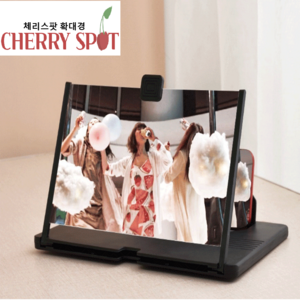 체리스팟 핸드폰 확대경 3D 스마트폰 확대스크린 화면증폭기 돋보기 거치대 14인치/16인치, 1개, 16인치