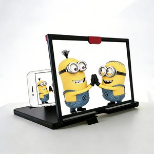 LXU 스마트폰 화면 확대 스크린 12인치 접이식 핸드폰 확대경