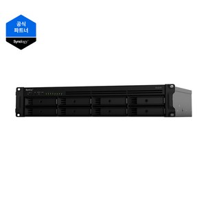 Synology(시놀로지) NAS RS1221RP+ 8BAY 랙마운트 타입(레일킷 별도), 3년보증
