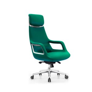 T806 솔레이 의자 사무용 서재 CEO 회장실 원장실 중역 임원 친환경100% 가죽 의자, 선택04:딥그린
