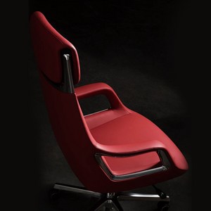 T806 솔레이 의자 사무용 서재 CEO 회장실 원장실 중역 임원 친환경100% 가죽 의자, 선택01:레드