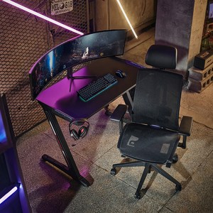 듀오백 게이밍 메쉬 의자 DX3-HLDA-M 방문설치, 블랙