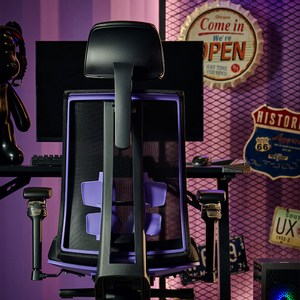 듀오백 게이밍 메쉬 의자 DX3-HLDA-C 방문설치, 블랙