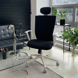 [맞춤제작] 커버무드 시디즈 의자 맞춤제작 커버 세트, 블랙, 1개