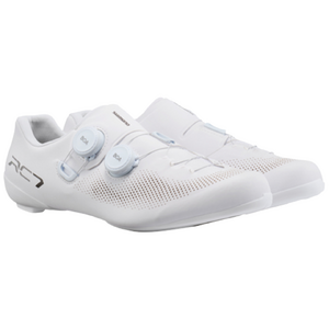 시마노 SH-RC703 / 로드자전거 카본 로드클릿 슈즈, EU 43, 화이트 (와이드)