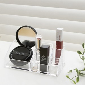 1333 아크릴 화장품정리함 책상정리 컴퓨터 테이블 문구용품