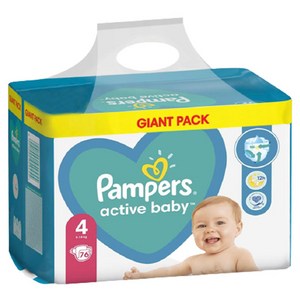 데코마당 유로 팸퍼스 베이비드라이 기저귀 밴드형 pampers 아동공용, 152매, 4단계