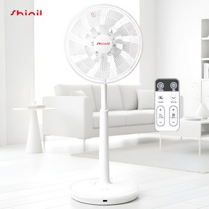 26년형 신일선풍기 BLDC 무소음 저소음 서큘레이터 거실 선풍기 리모컨, 14SSWT (화이트)