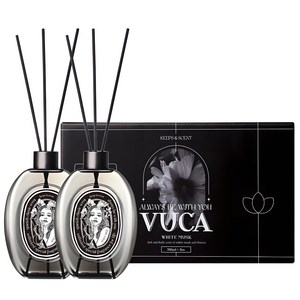 뷰카 센트 클래식 대용량 디퓨저, 화이트머스크, 510ml, 2개