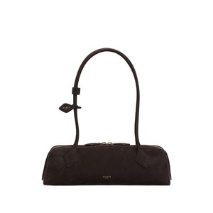 알라이아 미디엄 르 테켈 스웨이드 숄더 백