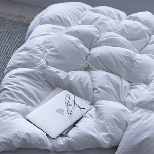 제로어클락 시그니처 구스다운 이불 사계절용, 화이트