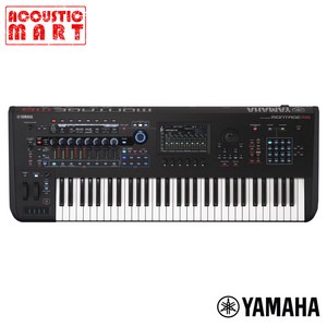 야마하 신디사이저 몽타주 YAMAHA MONTAGE M6 건반 키보드 신디사이저, 블랙, 1개, Montage M6