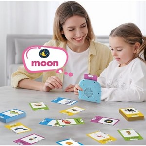 베베스터디 사운드 카드 (본품+카드구성)/자녀 영어교육 /원어민 발음/영어 낱말카드/어린이 안전인증, 1개, 핑크