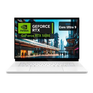 에이수스 2025 ROG 제피러스 G16 코어Ultra9 인텔 2세대 지포스 RTX 5080, 플래티넘 화이트, 1TB, 64GB, WIN11 Pro, GU605CW-QR116W