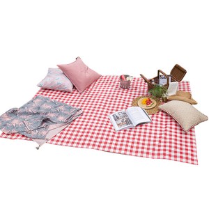 엘레나하임 양면방수 피크닉매트 + 에코백 세트 레이지선데이