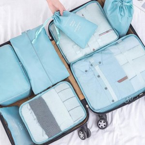 두들 세트 8종 캐리어 정리 여행용 파우치 보관