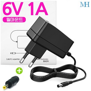 명호전자 6V 1A 혈압계 전용 아답터 DC 6V 가정용 혈압측정기 어댑터 500mA~1A