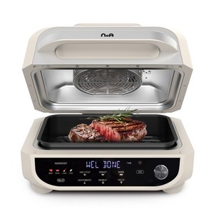 노아 저소음 그릴프라이어 에어프라이어 KC인증 에어그릴, 아이보리