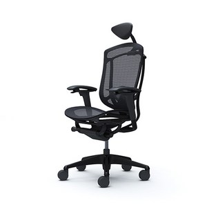 [체어파크]오카무라 콘테사2 메쉬 스몰 헤드블랙 (당일 출고)