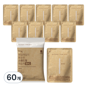 물먹는뽀송 매일매일이 뽀송한 스탠드형 제습제 빅 본품, 250g, 60개