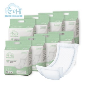 순비움 성인용 일자형 기저귀 패드 남녀공용 30매 8팩 대형 240매, 대형, 8개, 30개입