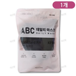 ABC 데일리 KF94 새부리형 컬러 패션 마스크