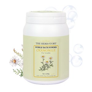 해피트레이딩 더허브스토리 캐모마일 버블바스 입욕파우더 대용량