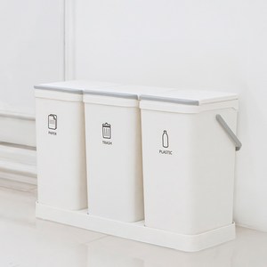 모노플랫 3단 가정용 분리수거함, 스티커