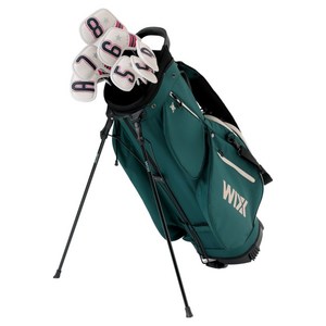WIXX 초경량 투어라이트 실용성 경량 골프 스탠드백 2.9kg, 그린