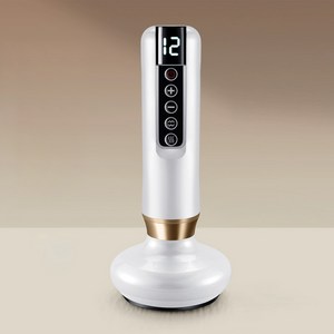 부항 자동 제습 12단 조절 진공 흡입력 온열 충전식 흡착 안마기 고주파마사지기