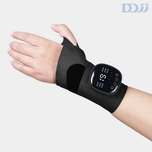 DDJJ 저주파 손목마사지기 ems 무선 손목안마 온열찜질기 충전식