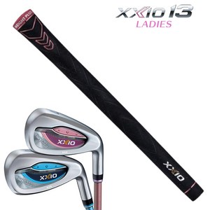 젝시오13 여성용 아이언 그립 보르도, 블루, 1개