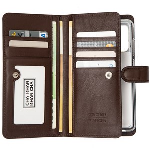 현 월렛 양면 지갑형 천연 가죽 핸드폰 케이스 갤럭시 S26 S25 S24 S23 S22 S21 S20 FE 울트라 플러스 A56 A55 A36 A35 A17 A16 카드 수납