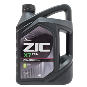 ZIC X7 지크 0W30 제로 엔진오일 4L 합성유 합성 가솔린, 0w30, 1개, 지크 제로 0W30 4리터