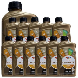 토탈 쿼츠 9000 퓨처 GF7 0W30 1L x 12개 1박스 가솔린 LPG 전용 100% 합성 엔진오일 (SQ 업그레이드 신제품)