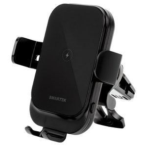 스마텍 차량용 무선 고속 충전거치대, 블랙, ST-CD350