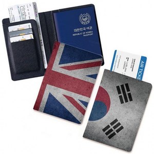 여권 가드 컴팩트 수납 케이스 국기