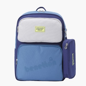 베네통키즈 아동용 컬러 블록 책가방 SETQCBGP8311IVOS