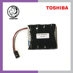 도시바 4.8V AA 2000mAh JAE-3P 니켈수소 Ni-MH RC 배터리 충전지