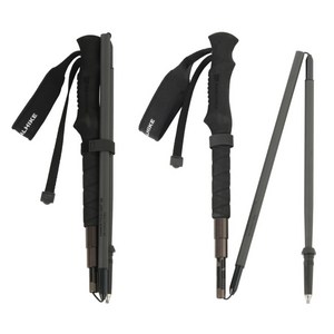 리얼하이크 카본폴드 라이트 125 국내제작 초경량 접이식 카본 트레킹폴 등산스틱, 1세트, 카본폴드라이트