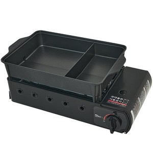 미닛츠 구이바다 휴대용 가스버너 캠핑버너 시그니쳐 블랙나인 M 2~3인용 MI-2022BL, 1세트